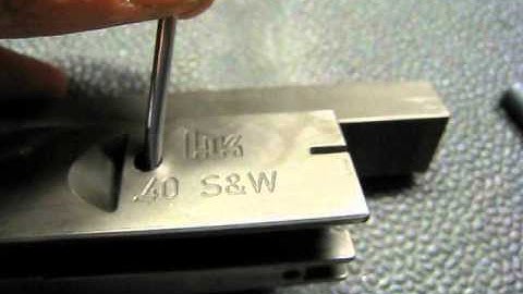 How to remove a HK UMP extractor.