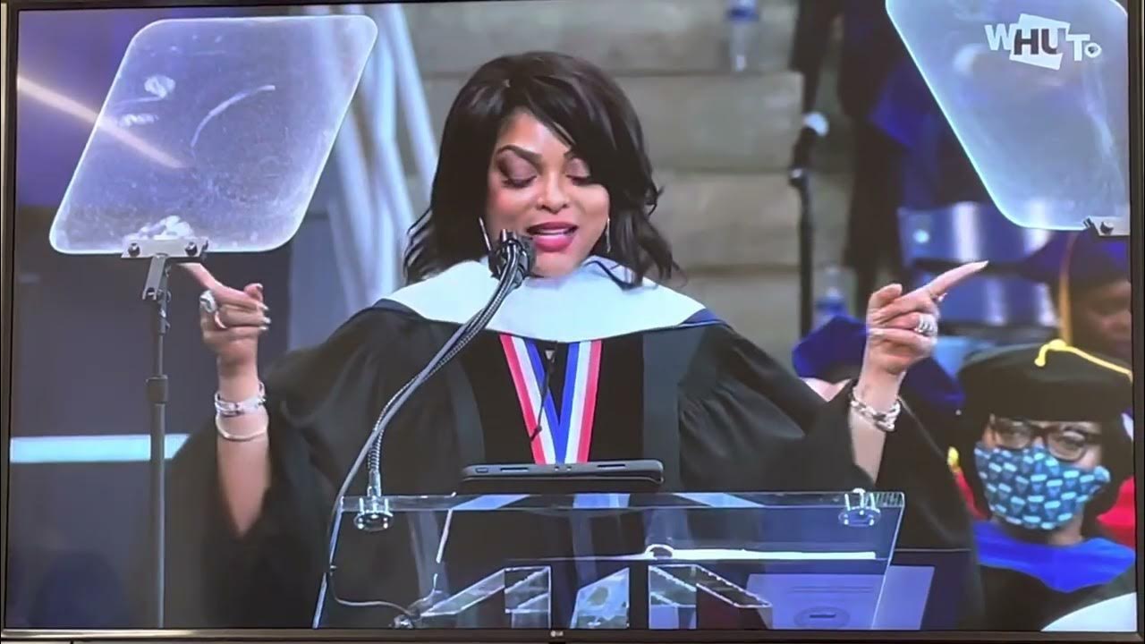 Dr. Taraji P. Henson said a powerful speech @Howard University 2022