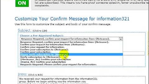 3. How To Set up Aweber Part 1