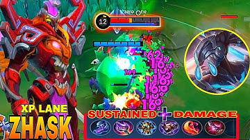 ZHASK NEW BEST  BUILD 2025 |MLBB ZHASK #zhaskgameplay