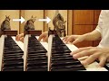 【猫】ピアノ練習に乱入する猫