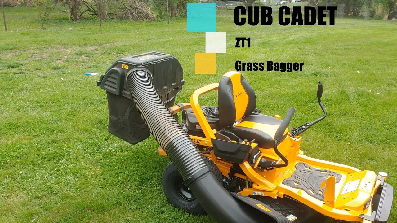 Cub Cadet ZT1 - 50 bagger assembly - YouTube