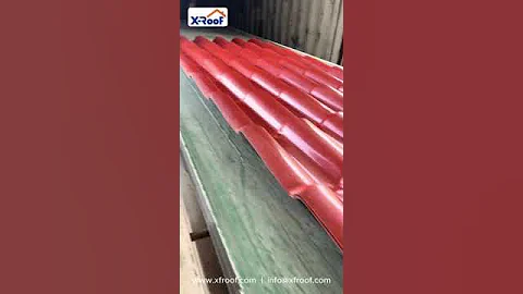 XROOF Roman-style ASA roof sheet is a high-performance roofing designed for villas and residences.