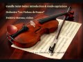 Saintsaens rondo capriccioso  frederic moreau violon  les violons de france