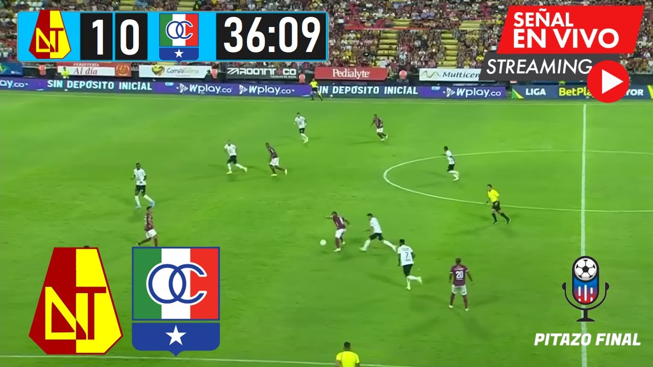 TOLIMA VS ONCE CALDAS En vivo hoy 🔴Cuadrangulares Liga Betplay 2024 ll ...