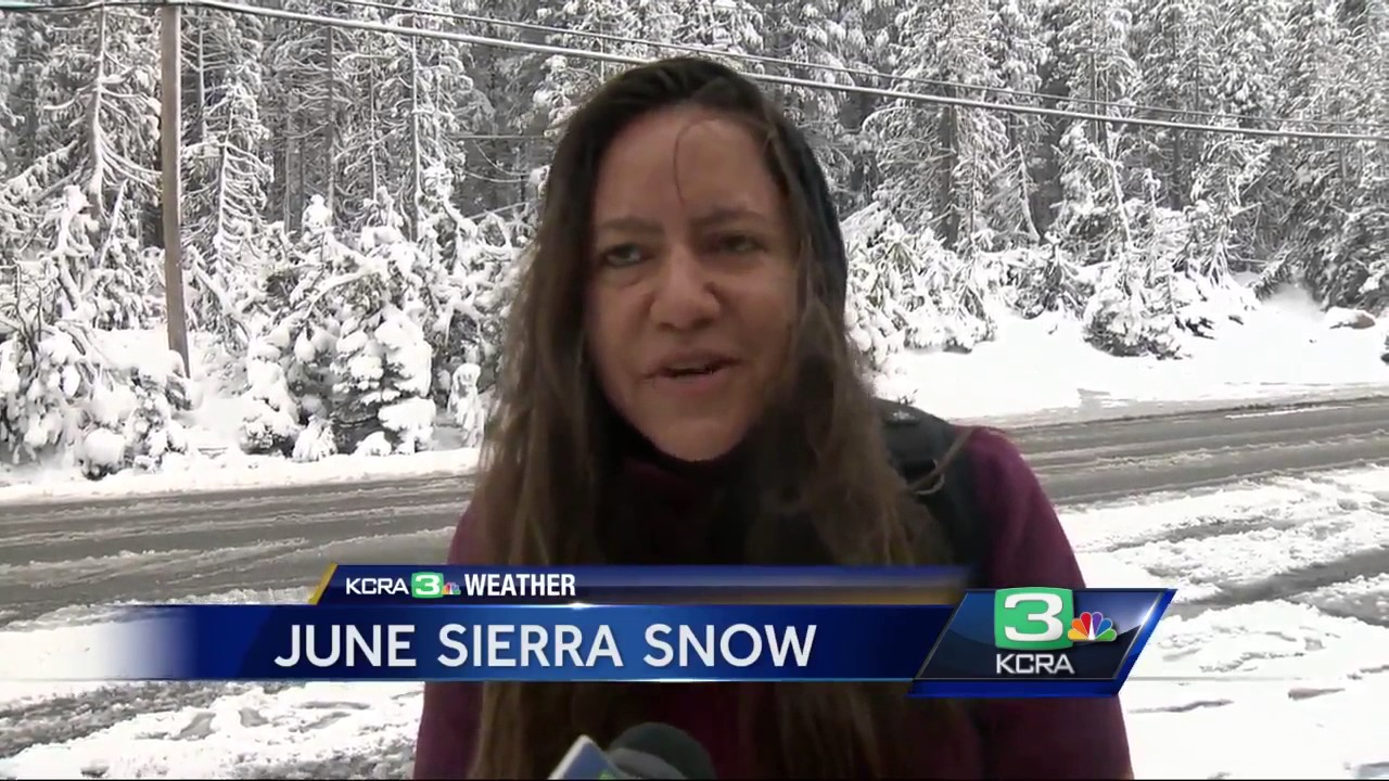 'June-uary' brings winter-like driving conditions to Sierra - YouTube