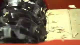 Ultra slow-motion wood shredding / 1000 fps!