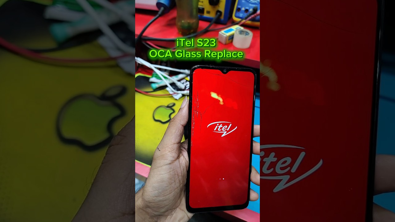 iTel S23 OCA Glass Replace #shorts #ytshort #viral #foryou #new