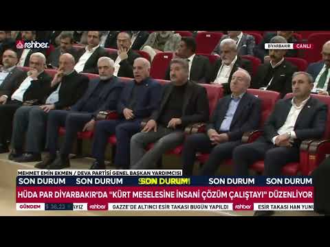 Kürt Meselesine İnsani Çözüm Çalıştayında yapılan selamlama konuşması