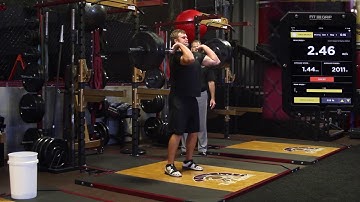 Hang Clean Exercise Using the Bar Sensei Velocity Based Training