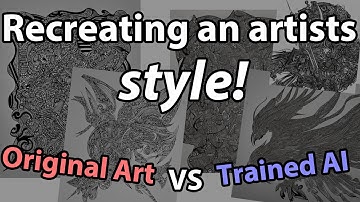 I used AI to recreate an artists style! (feat. art by Ashwin)