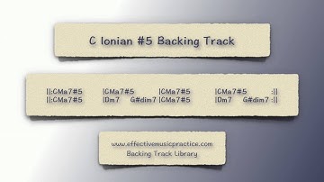 C Ionian #5 Backing Track