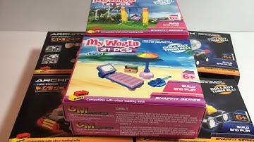 Dollar Tree Building Block Set Haul