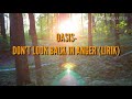 Download Lagu OASIS -DON'T LOOK BACK IN ANGER (LIRIK)