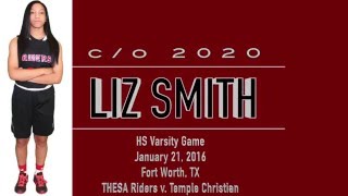 liz smith c o 2020 basketball 8th grader goes off in hs varsity game
