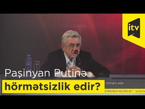 Serj Sarkisyan Nikol Paşinyanı Putinə qarşı hörmətsizlikdə ittiham edir