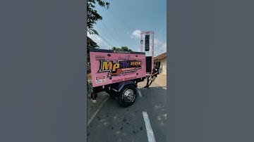Priper sound horeg gantung pakai genset keren