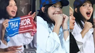 lisa's funny moment at Korea vs Thailand match #lisa #kpop #blackpink