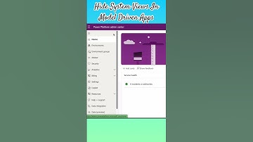 Dynamic 365: Hide System Views In Model Driven Apps