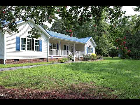 1581 Deep River Road, Sanford, NC home video tour