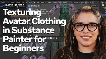 Texturing Avatar Clothing in Substance Painter for Beginners | Meta Horizon Worlds (pt. 2)