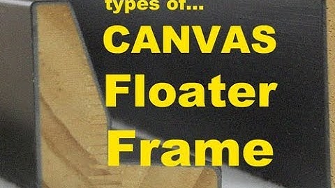 Canvas Floater Frames & How to install your canvas into a floater frame