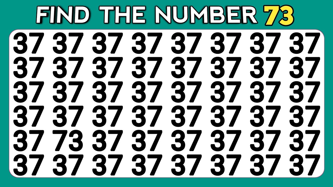 FIND THE ODD ONE OUT | NUMBER AND LETTER EDITION 3 | ODDITY SPOTTING ...