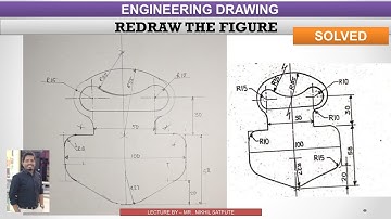 Master the Technique: Redrawing the Figure in Engineering Drawing | Learnwithnikhil