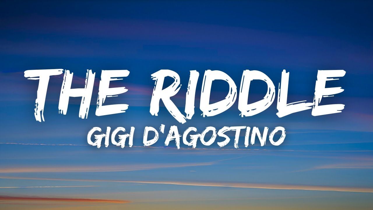 Gigi D'Agostino - The Riddle (Lyrics)