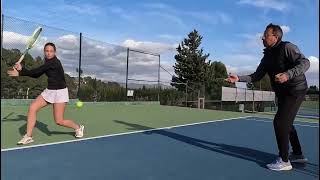 Power Generation Tennis Drills at Can Via | NextPRO High-Performance Training with Claudia