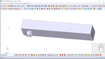 VariCAD – Inserting Parts from Mechanical Parts Library, counter-parts