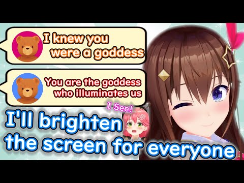 Why is Sora's Minecraft screen so bright?【 Hololive ▷ Eng sub】