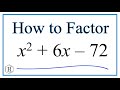 Factoring Quadratic Equations Concepts