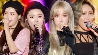 "BOF" MAMAMOO (Mamamu) - NEW YORK @ Popular song Inkigayo 20161030
