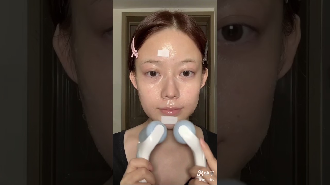 Asmr skin care routine and face massage ☘️ 