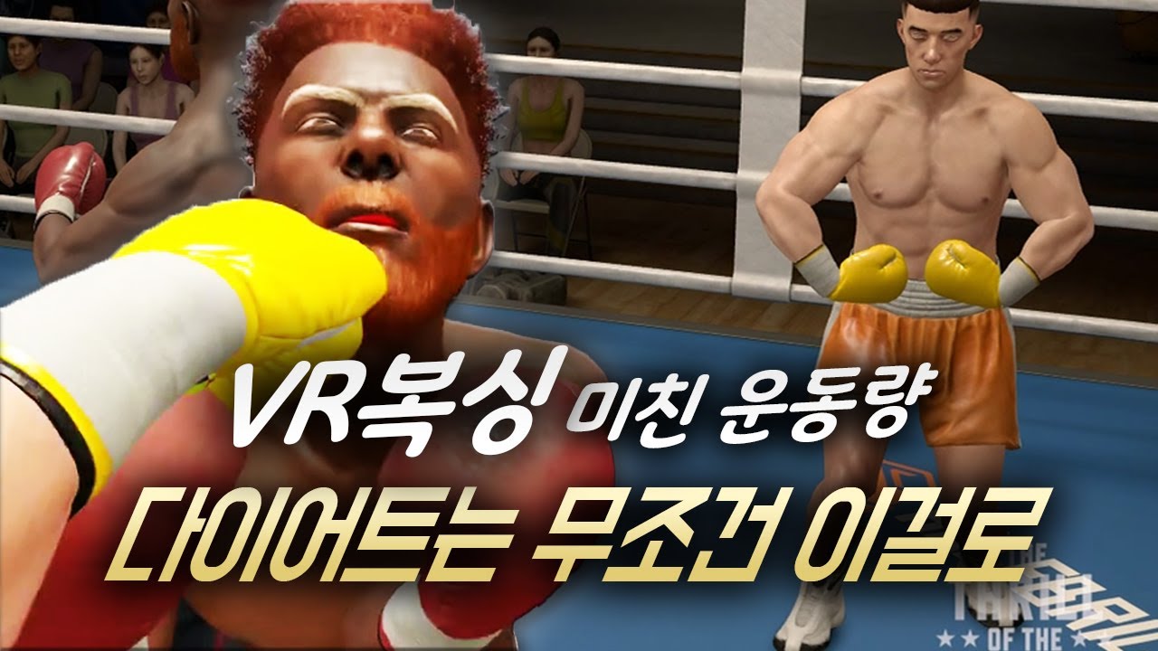 하루 1kg 우습게 빼는 VR 가상현실 복싱 체험 