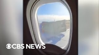 Engine cover falls off during Southwest flight takeoff