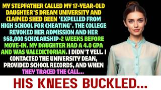 MY STEPFATHER CALLED MY 17YEAR-OLD'S DREAM COLLEGE AND SAID SHE WAS 'EXPELLED'—SHE WAS VALEDICTORIAN