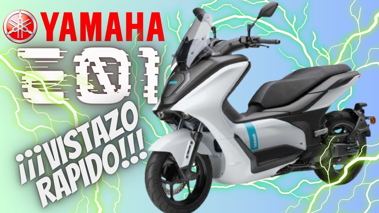 YAMAHA E01 MOTO ELECTRICA DE PREPRODUCCION EN EXCLUSIVA! 