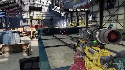 Sniper trick shot cross map 😱/ cod mobile