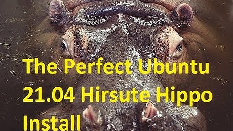 The Perfect Ubuntu 21.04 Hirsute Hippo Install (Hyper-V)
