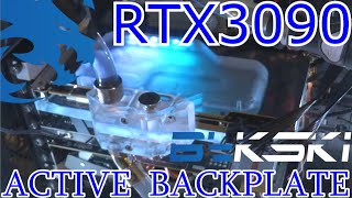 BYKSKI RTX3090 ACTIVE BACKPLATE | UNBOX + INSTALL WB + CHECK TERMO-PADS screenshot 4