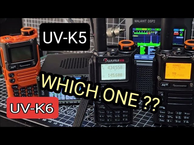 Quansheng UV-K5 or UV-K6? What is the difference? What changed? 