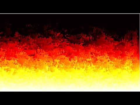 Algoritmo de Fogo em C++ e OpenGL (DOOM Fire)