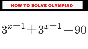 Olympiad | Math Olympiad Exponential Problem - How Do You Solve It? Find the value of x