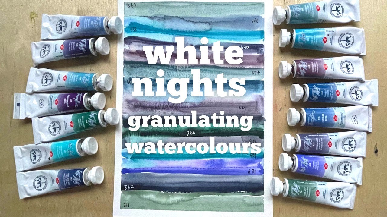 White Nights Granulating Watercolors 