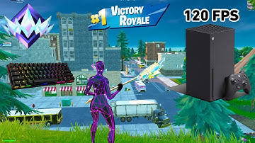 Fortnite Unreal Ranked Reload on Xbox Series X | Keyboard & Mouse Gameplay | 120 FPS