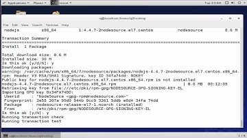 install ServerSide JavaScript Environment Node js 4 LTS