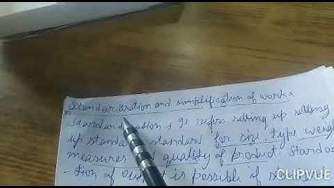 Scientific technique standardisation and simplification