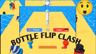 BOTTLE FLIP CLASH || BLUE WIN 1-2-3 LEVEL || MOBILE GAMEPLAY screenshot 5